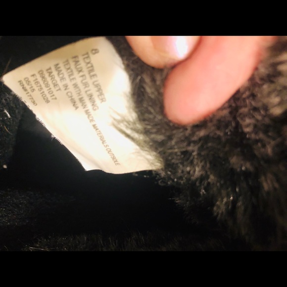 Black combat boots . Size 8. Gently worn. - Picture 4 of 5